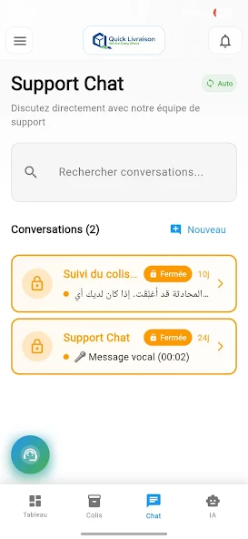 Livraison au Maroc