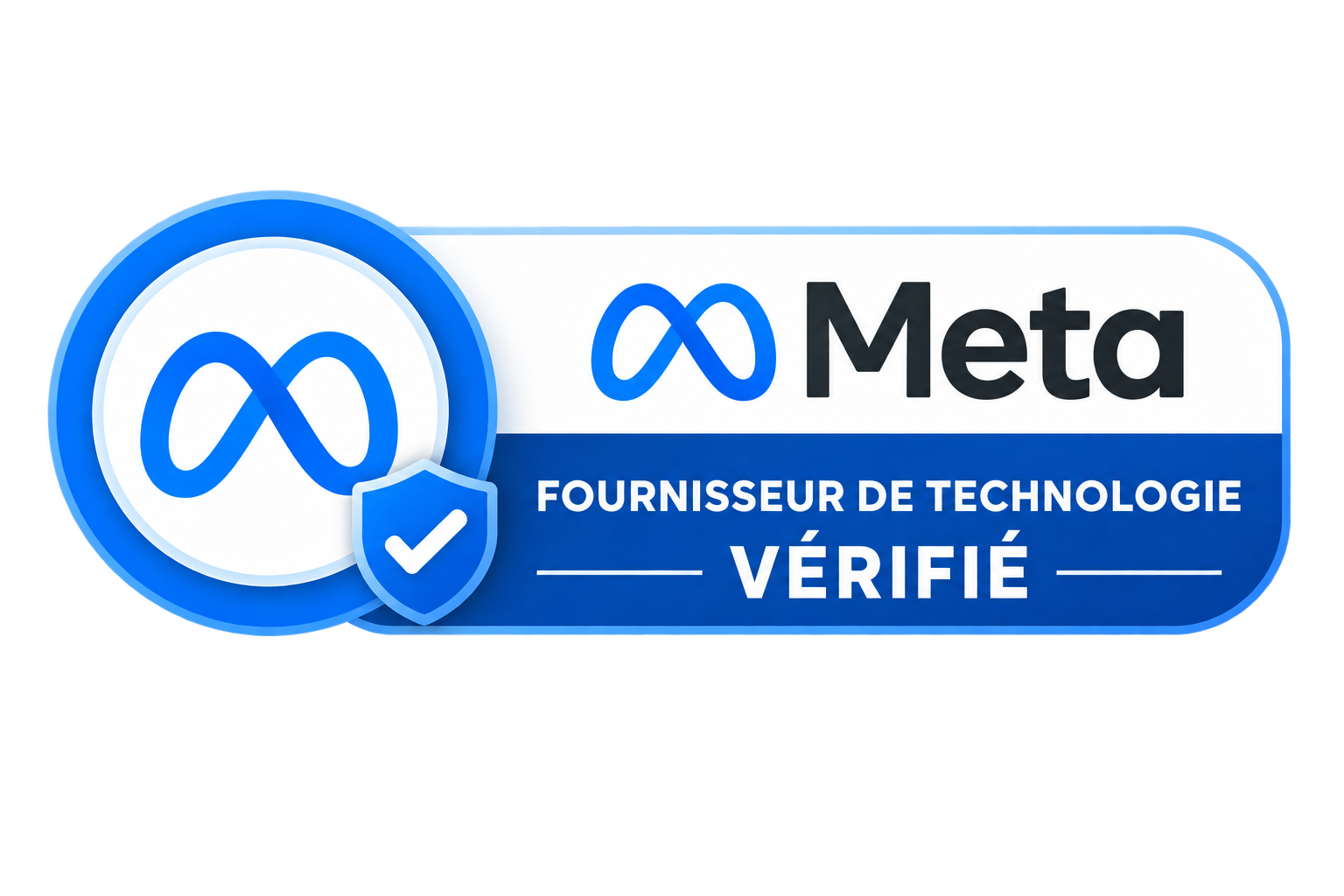 Badge Meta Fournisseur de technologie vérifié